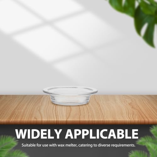 2Pcs Replacement Wax Warmer Glass Dish for Home Office Meditation