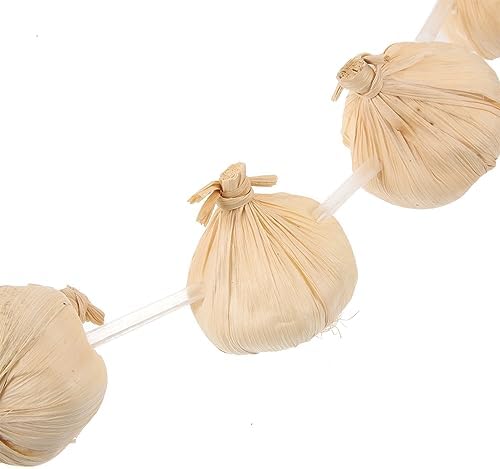 Artificial Garlic String Wreath Decor Prop