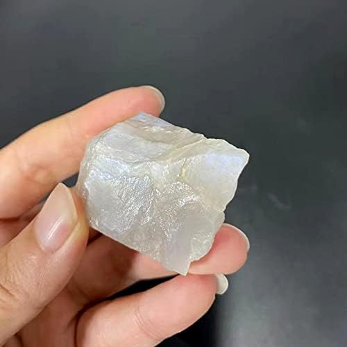 FLOAPA Blue Moonstone Crystal Decor Specimen Rough Stone
