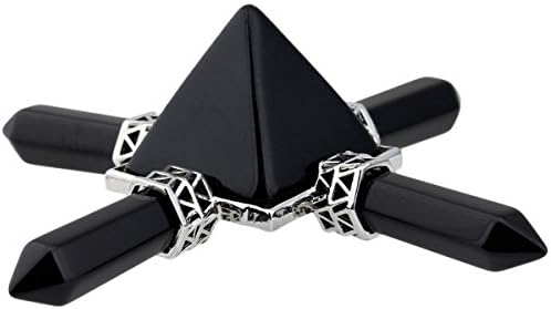 Rockcloud Pyramid Energy Generator Black Obsidian