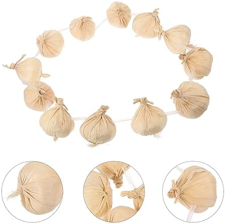 Artificial Garlic String Wreath Decor Prop