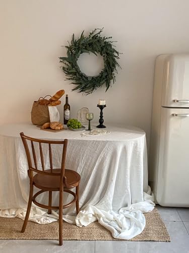24 Inch Eucalyptus Wreath for Front Door Decor