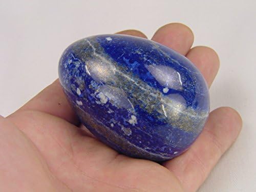 Butw Natural Lapis Lazuli Egg Healing Stone with Stand