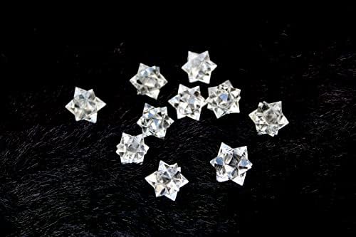 Jet Crystal Quartz Merkaba 12 Point Healing Star
