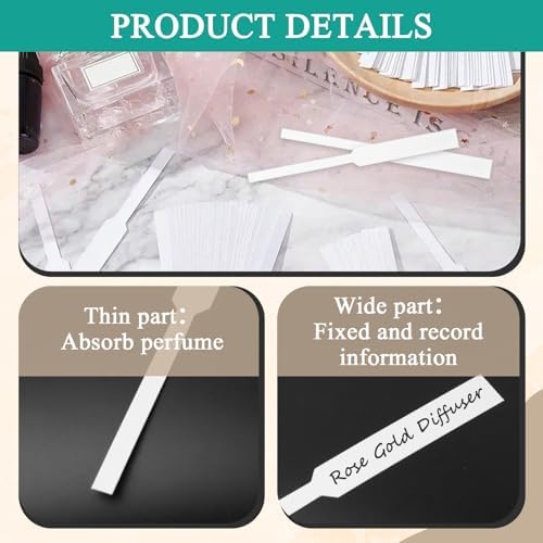1000 Piece Perfume Tester Strips - Premium Fragrance Blotter for Scent Evaluation