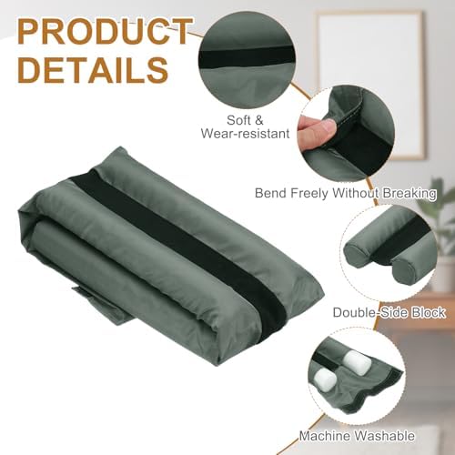 Uxcell Under Door Draft Stopper 2 Pcs Gray