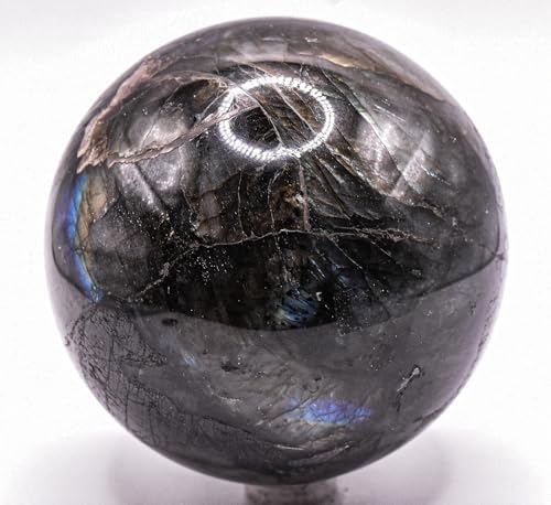 29 Inch Labradorite Sphere with Stand - Natural Crystal Collectible