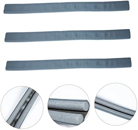 3pcs Door Bottom Sealing Strip Windproof Draft Stopper for Home Use