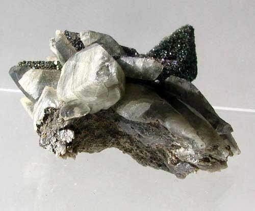 Very Rare Marcasite and Calcite Crystal Specimen