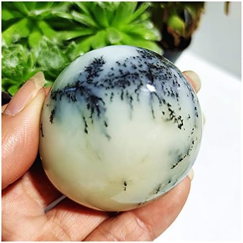 FIDEMM Natural Dendritic Opal Stones for Feng Shui and Healing