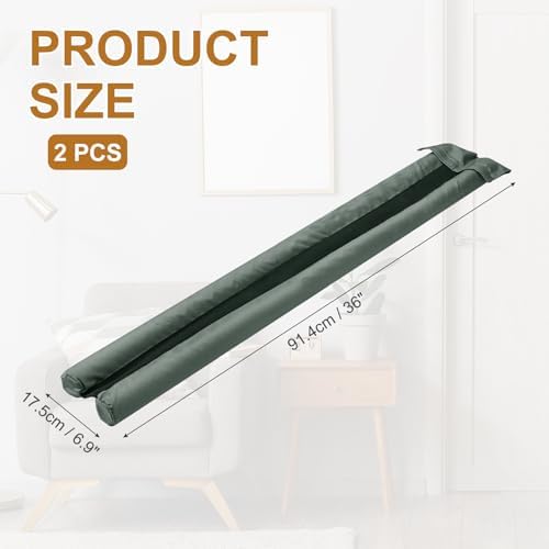 Uxcell Under Door Draft Stopper 2 Pcs Gray