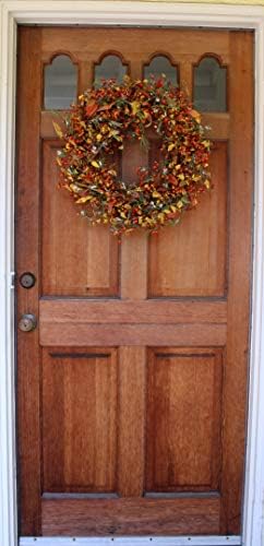 The Wreath depot Appalachia Berry Silk Fall Door Wreath 24 Inch