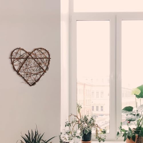 EXCEART 2 Pcs Rattan Wreath Decor for Crafts