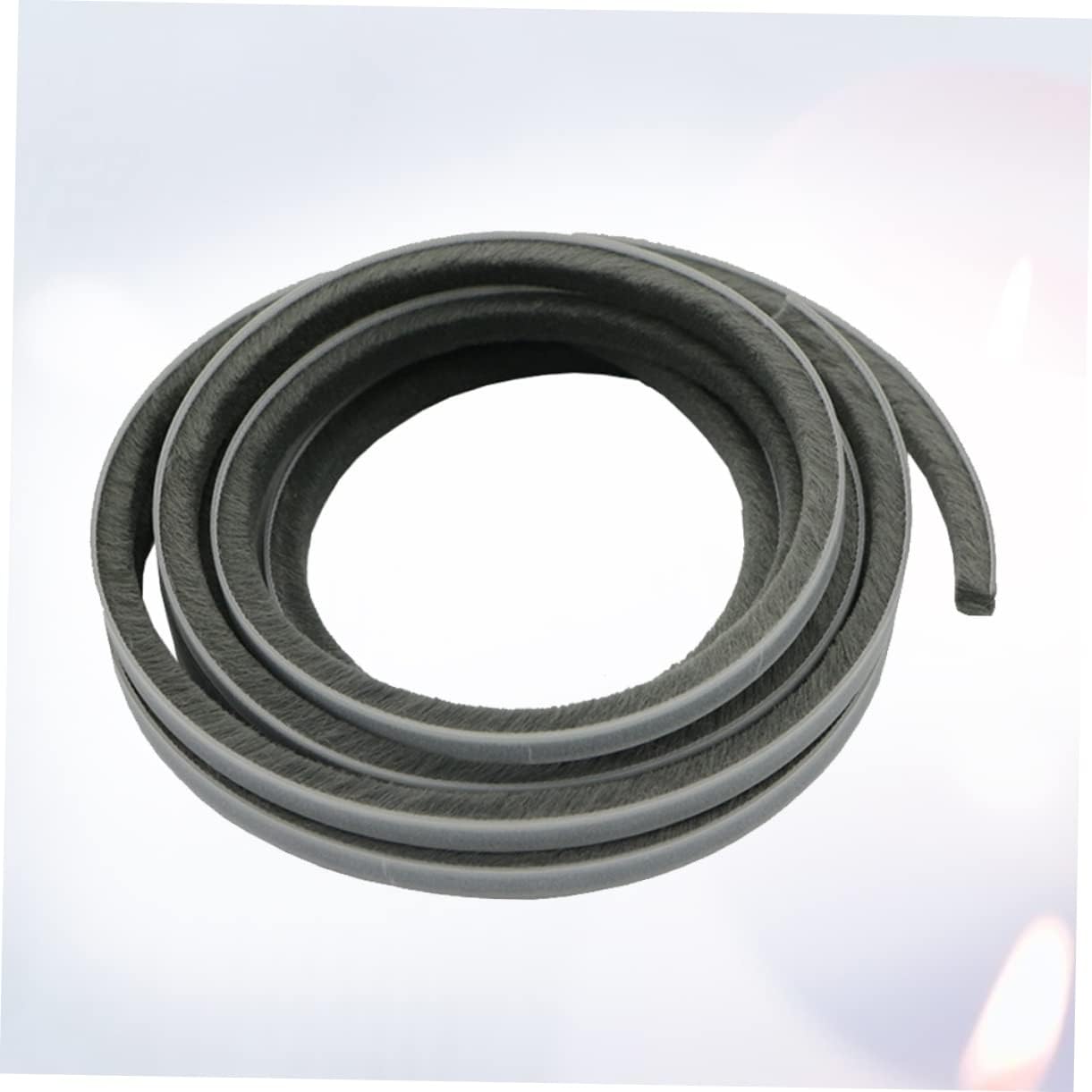 STOBOK 10m Door Insulation Strip Grey Weatherproof Soundproof Draft Stopper