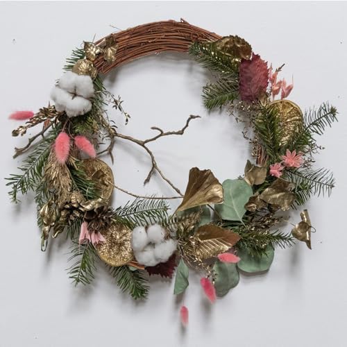 9 Pcs 10 Inch Natural Grapevine Wreath Set for DIY Crafts