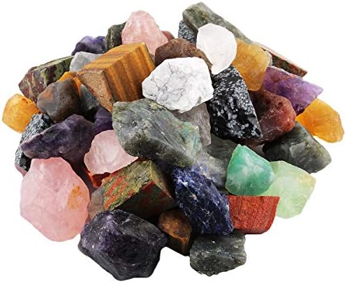 Mookaitedecor Bundle - 2 Items Raw Crystals Chakra Crystal Tree