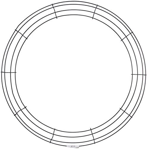 Panacea 36008 Wire Wreath Frame Black