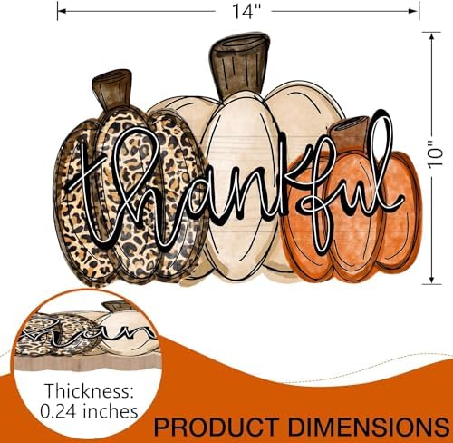 Deroro Fall Pumpkin Door Wreath Thanksgiving Decor