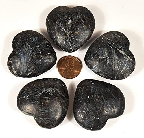 Astrophyllite Heart Crystal Decor Stone
