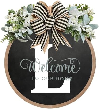 Billamb Circular Surname Front Door Welcome Wreath
