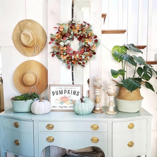 CIR OASES Artificial Fall Wreath for Front Door