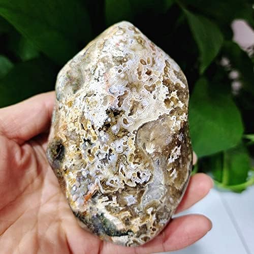 Natural Stones Sea Jade Crystal Flame Agate Decorative Specimen