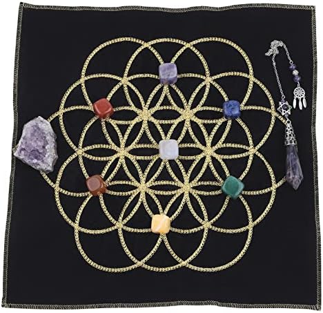 Rockcloud Healing Stone Totem Energy Mat Meditation Kit for Beginners