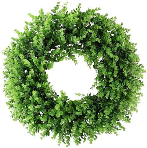 Preserved Boxwood Wreath Artificial 20 Inch