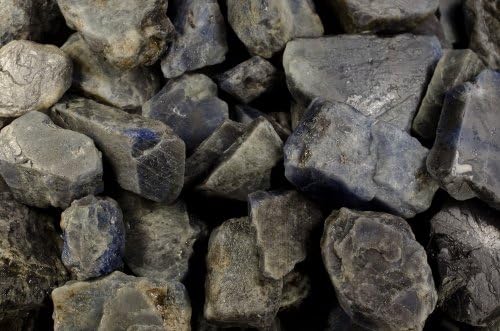 Fantasia Blue Sapphire Rough Stones 18 Lb