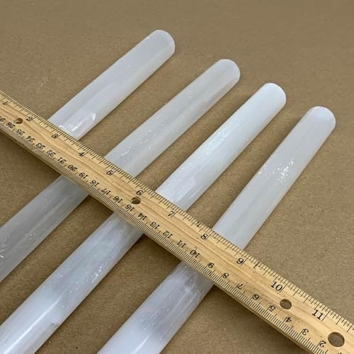 20pcs Selenite Crystal Wand Point Power White Stones