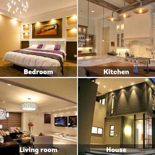 Mlogiroa 50W 110V GU10 LED Candle Warmer Bulbs 6-Pack