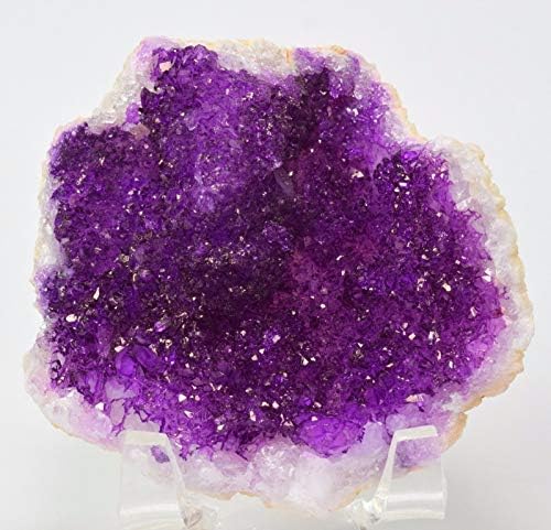 HQRP Dyed Lilac Quartz Geode Crystal Cluster - 25 Inches