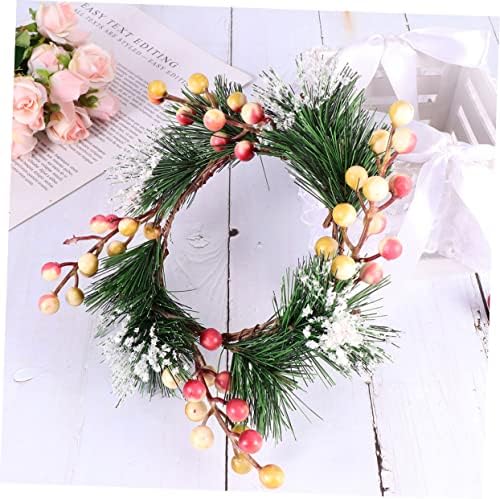 Cabilock Resin Berry Garland Wreath Pink White Decor