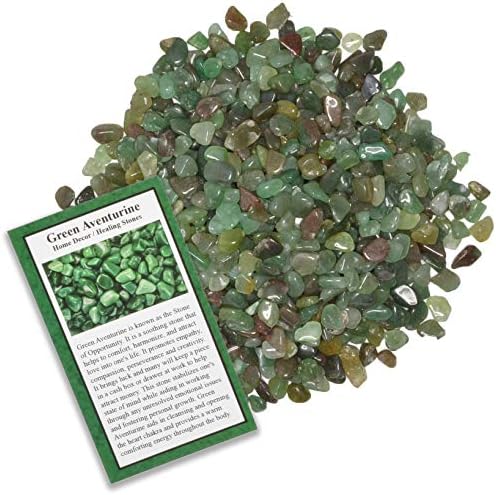 Fantasia 5 Lb Tumbled Green Aventurine Stones from Brazil