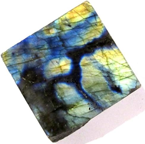 Large Polished Labradorite Slab Ex A Quality with Velvet Bag