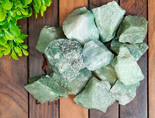 14 lb Green Jade Rough Stones Bulk Natural Decor