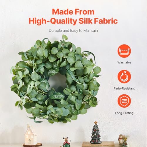 VEVOR 26 Inch Eucalyptus Wreath for Front Door