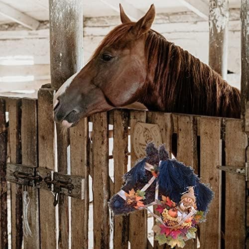 SOHAIL Horse Head Wire Wreath Frame 2PCS 16in Double Ears