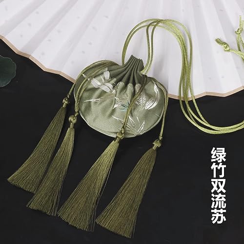 10cm Antique Style Embroidered Fragrant Sachet Pendant