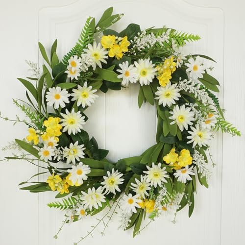 Spring Wreath for Front Door 20 Inch Decor
