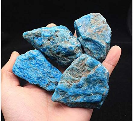 Blue Apatite Healing Crystal Rough Stone 1 Piece 30-40 Grams