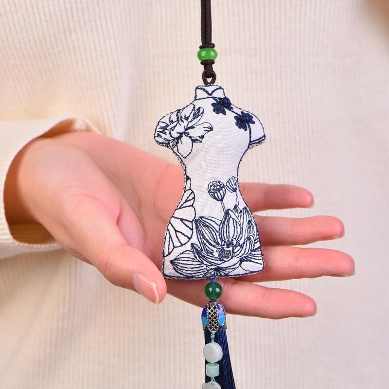 Hand-Stitched Chinese Style Cheongsam Sachet