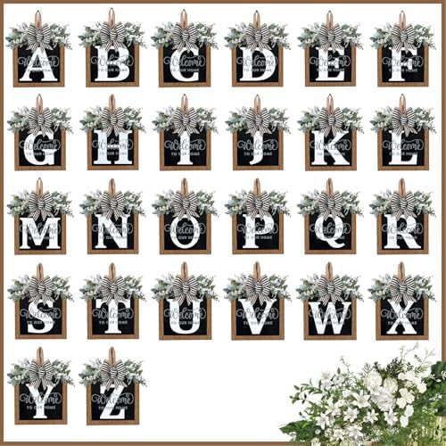 Ultra Large 14 Inch Front Door Wreath with Welcome Sign