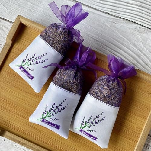 Lavender Sachet Bags 100Pcs Cotton Gauze Aromatherapy Pouches