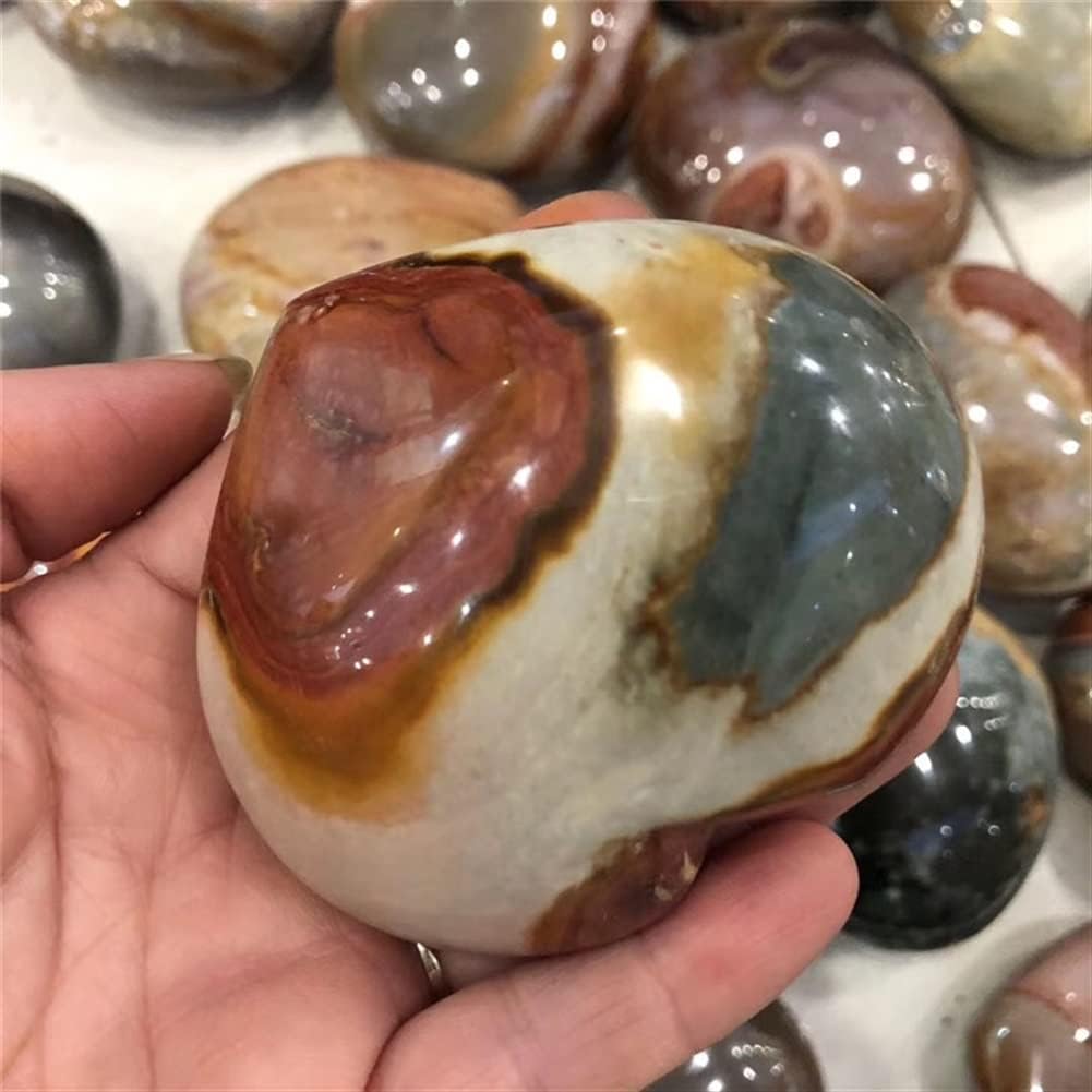 PEKMAR Natural Sea Stone Heart Crystal Specimen 1pc 5cm