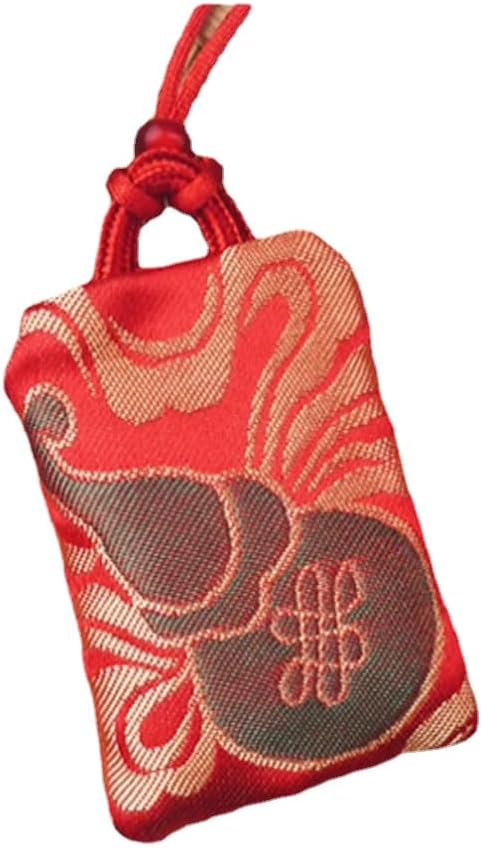 Chinese Style Talisman Lucky Bag Woven Brocade Gourd Sachet