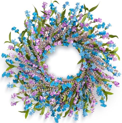 ICX 24 Inch Spring Summer Wreath for Front Door
