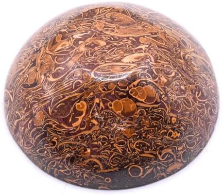 31 Inch Mariam Fossil Jaser Bowl Natural Gemstone Decor
