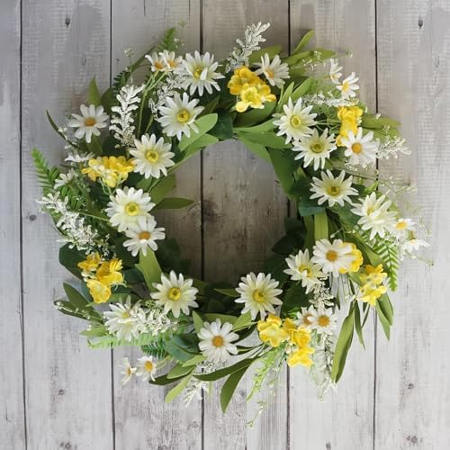 Spring Wreath for Front Door 20 Inch Decor