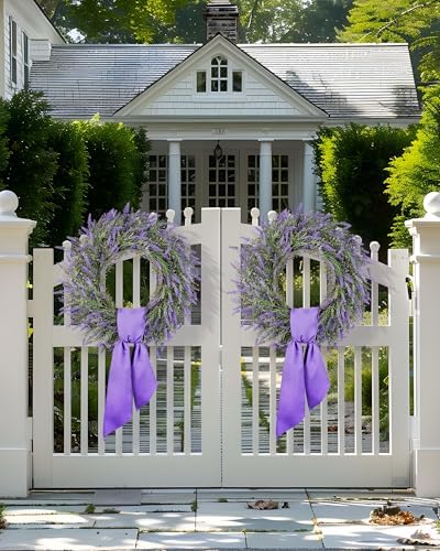 DDHS 24 Inch Summer Wreath for Front Door